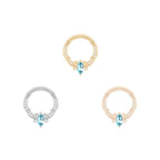 Buddha | 14k gold | Coterie | London Blue Topaz