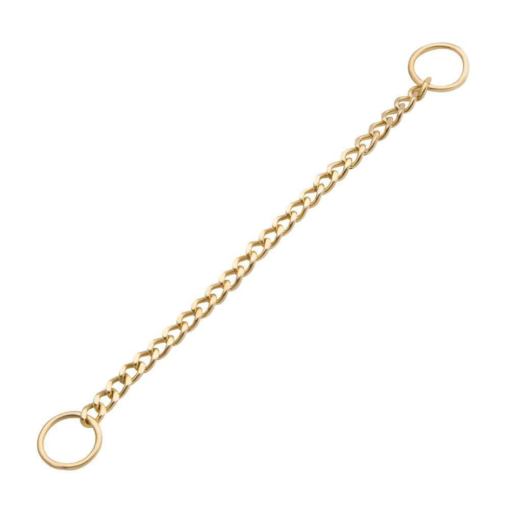Invictus | 14k gold | Curb Chain with Ring