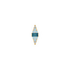 Buddha | 14k gold | Electric Feel | Blue Topaz Ombré