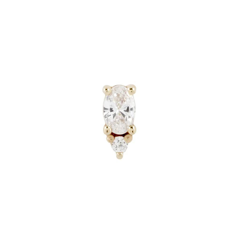 Buddha | 14k gold | Desden | Swarovski Crystal CZ