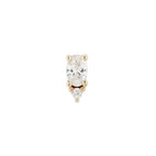 Buddha | 14k gold | Desden | Swarovski Crystal CZ