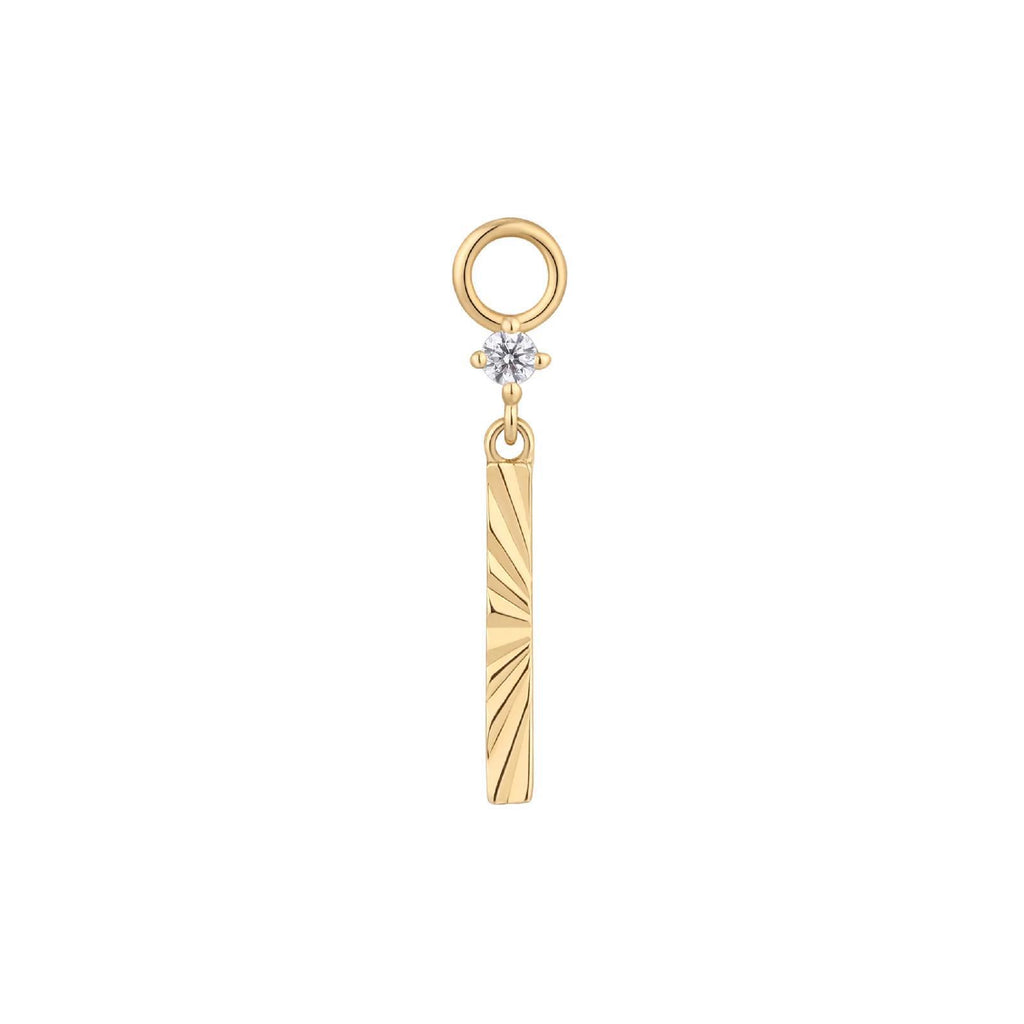 Buddha | 14k gold | Labyrinth Charm | Swarovski Crystal CZ