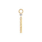 Buddha | 14k gold | Labyrinth Charm | Swarovski Crystal CZ
