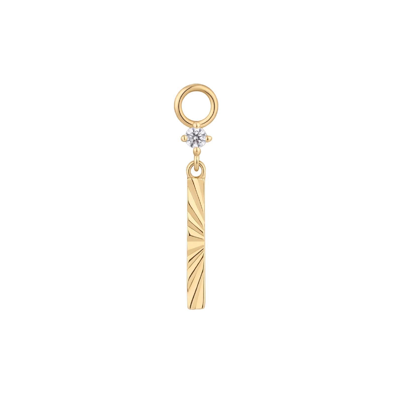 Buddha | 14k gold | Labyrinth Charm | Swarovski Crystal CZ