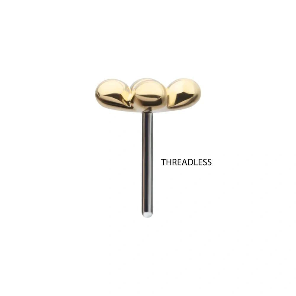 Invictus | 14k gold | 4 Bead Cluster