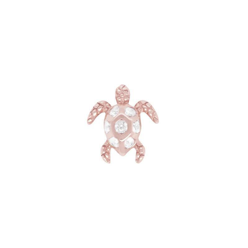 Buddha | 14k gold | Honu | White Sapphire
