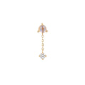 Buddha | 14k gold | Bianca | Moonstone + White Sapphire