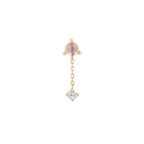 Buddha | 14k gold | Bianca | Moonstone + White Sapphire