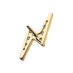 Invictus | 14k gold | Lightning Bolt | Lab Grown Diamonds