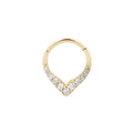 Buddha | 14k gold | Rise + Shine | Clear CZ