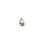 Buddha | 14k Gold | Occasion Threadless End | Moss Agate