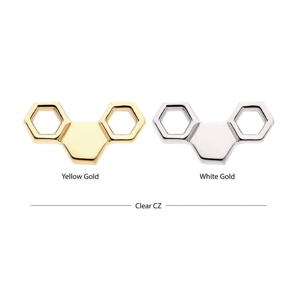 Invictus | 14k gold | Honeycomb