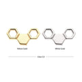 Invictus | 14k gold | Honeycomb