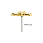 Invictus | 14k gold | Prong Set Lotus