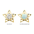 Invictus | 14k gold | Star | CZ/Opal