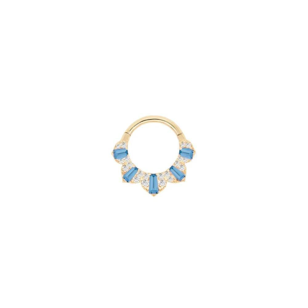 Buddha | 14k gold | Guilty Pleasure | London Blues Topaz + Diamond | 16g