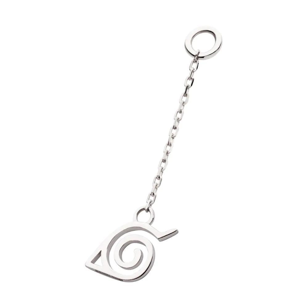 Invictus | 14k gold | Naruto Shippuden Hidden Leaf Village Logo Dangle Charm
