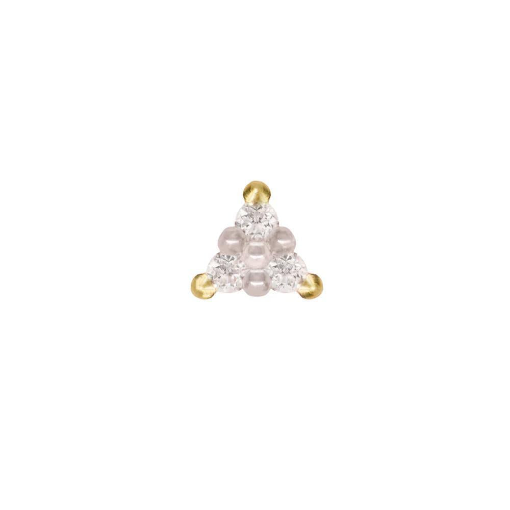 Buddha | 14k gold | Vibe | White Diamond