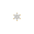 Buddha | 14k gold | Bloom | White Diamond