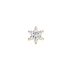 Buddha | 14k gold | Bloom | White Diamond
