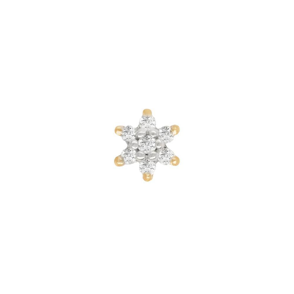 Buddha | 14k gold | Bloom | White Diamond