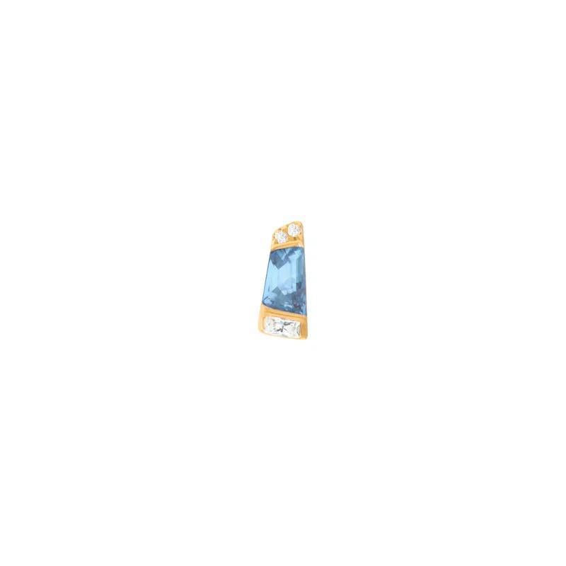 Buddha | 14k gold | Saboteur | London Blue Topaz