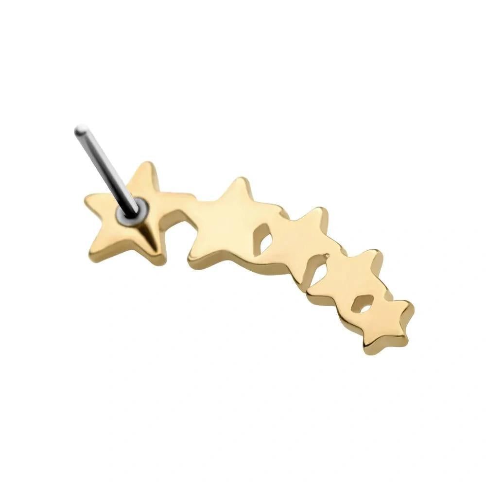 Invictus | 14k gold | 5-Cluster Star