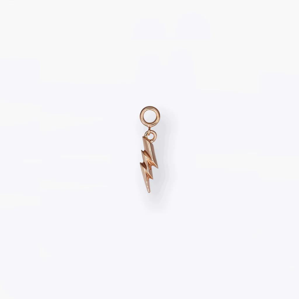 Tether | 14k gold | Bolt Pendant
