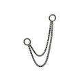 Buddha | 14k gold | Double Box Rhodium Chain