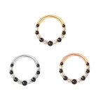 Buddha | 14k gold | Eclipse | Black Spinel + CZ