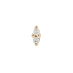 Buddha | 14k gold | Mishka 2 | White Diamond