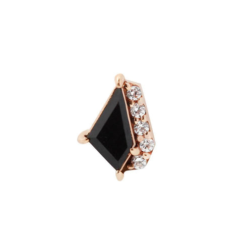 Buddha | 14k gold | Elevate | Black Spinel + CZ