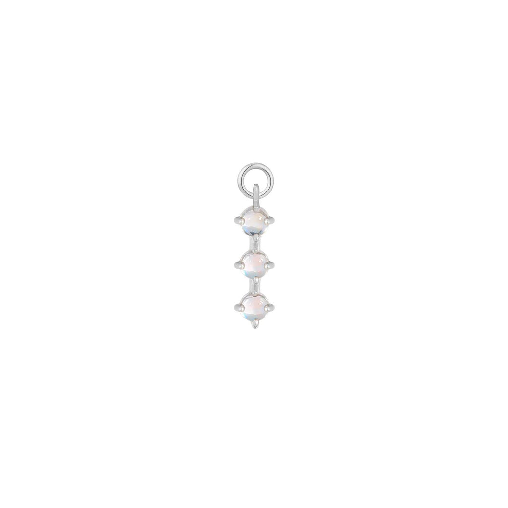 Buddha | 14k gold | XOXO Charm | Rainbow Moonstone