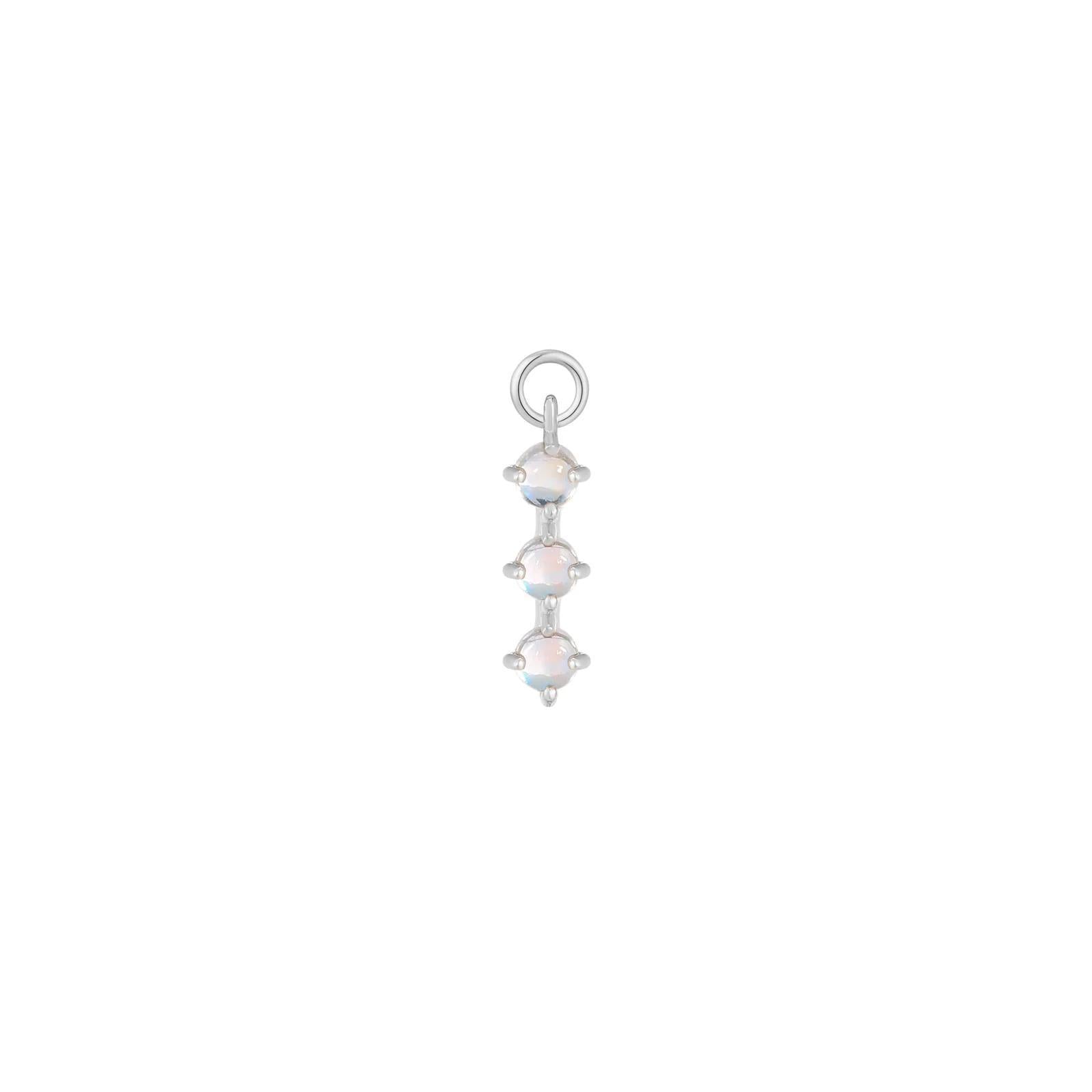 Buddha | 14k gold | XOXO Charm | Rainbow Moonstone