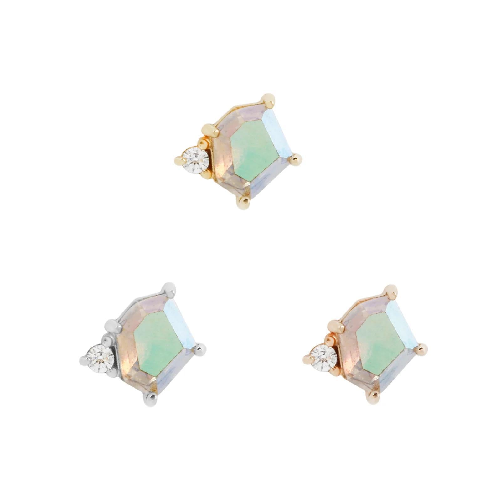 Buddha | 14k gold | Elicit | Mercury Mist Topaz + CZ
