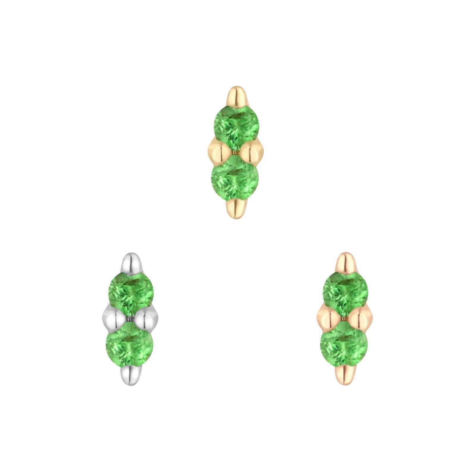 Buddha | 14k gold | Mishka 2 | Tsavorite