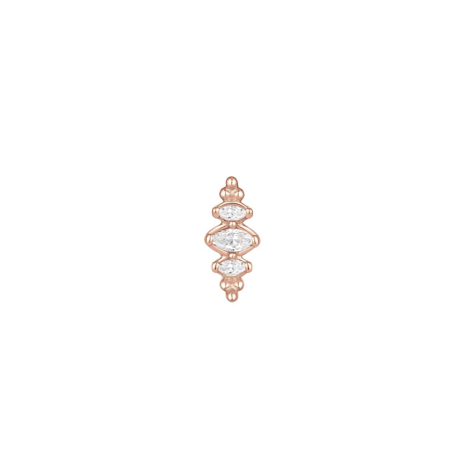 Buddha | 14k gold | Prose | Clear CZ