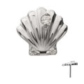 Invictus | Titanium | Threadless Low Profile 3D Shell Top w/ Prong Set Gem | Cubic Zirconia