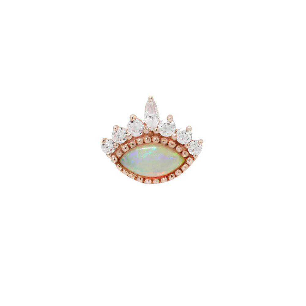 Buddha | 14k gold | Enchant | Opal + CZ