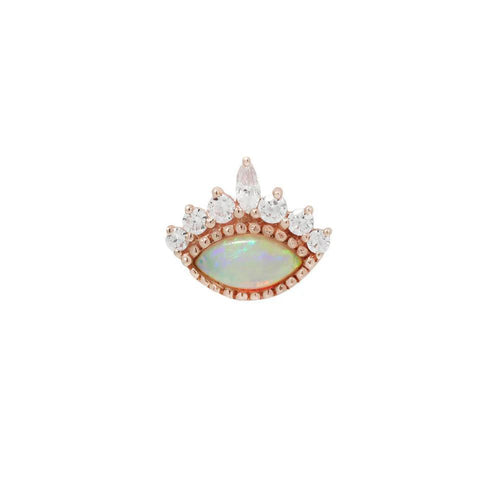 Buddha | 14k gold | Enchant | Opal + CZ