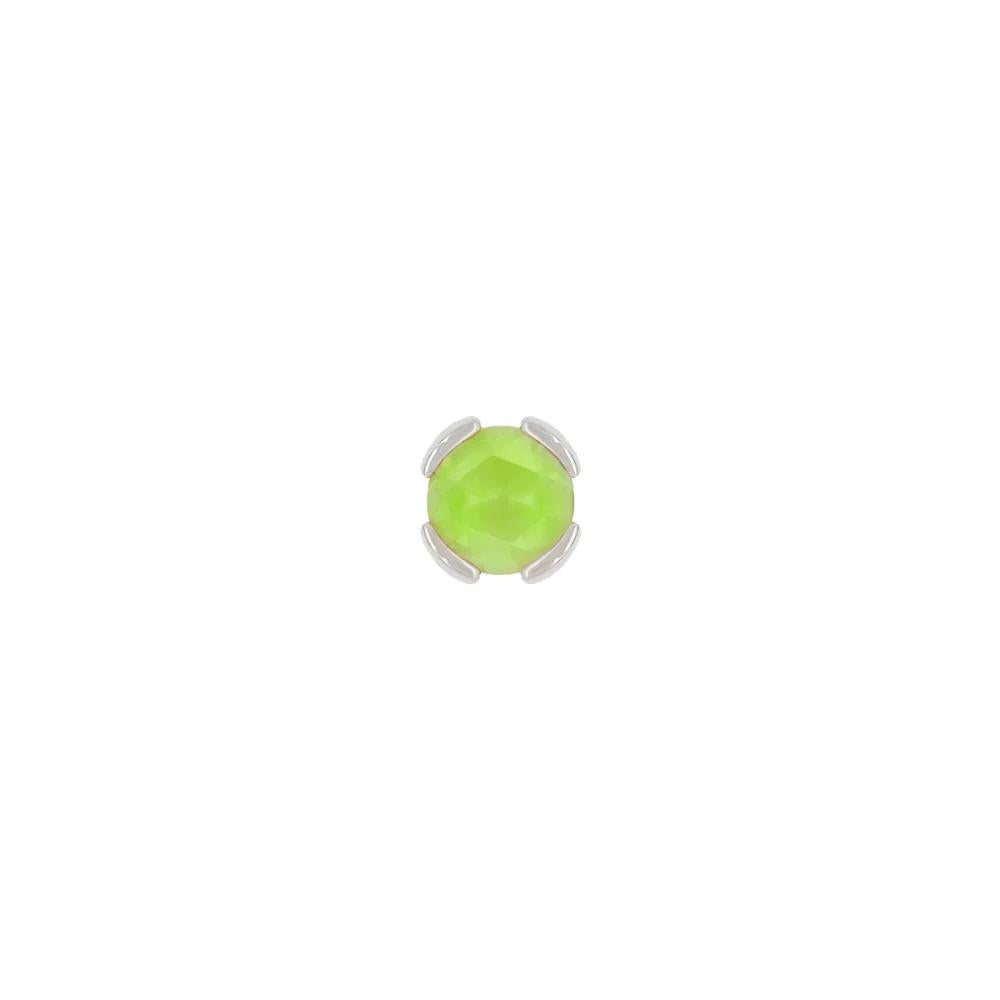 Buddha | 14k gold | Peekaboo | Sandblasted Peridot