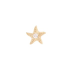 Buddha | 14k Gold | Hoku Star Threadless End | Diamond