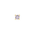 Buddha | 14k gold | Prong | Tanzanite