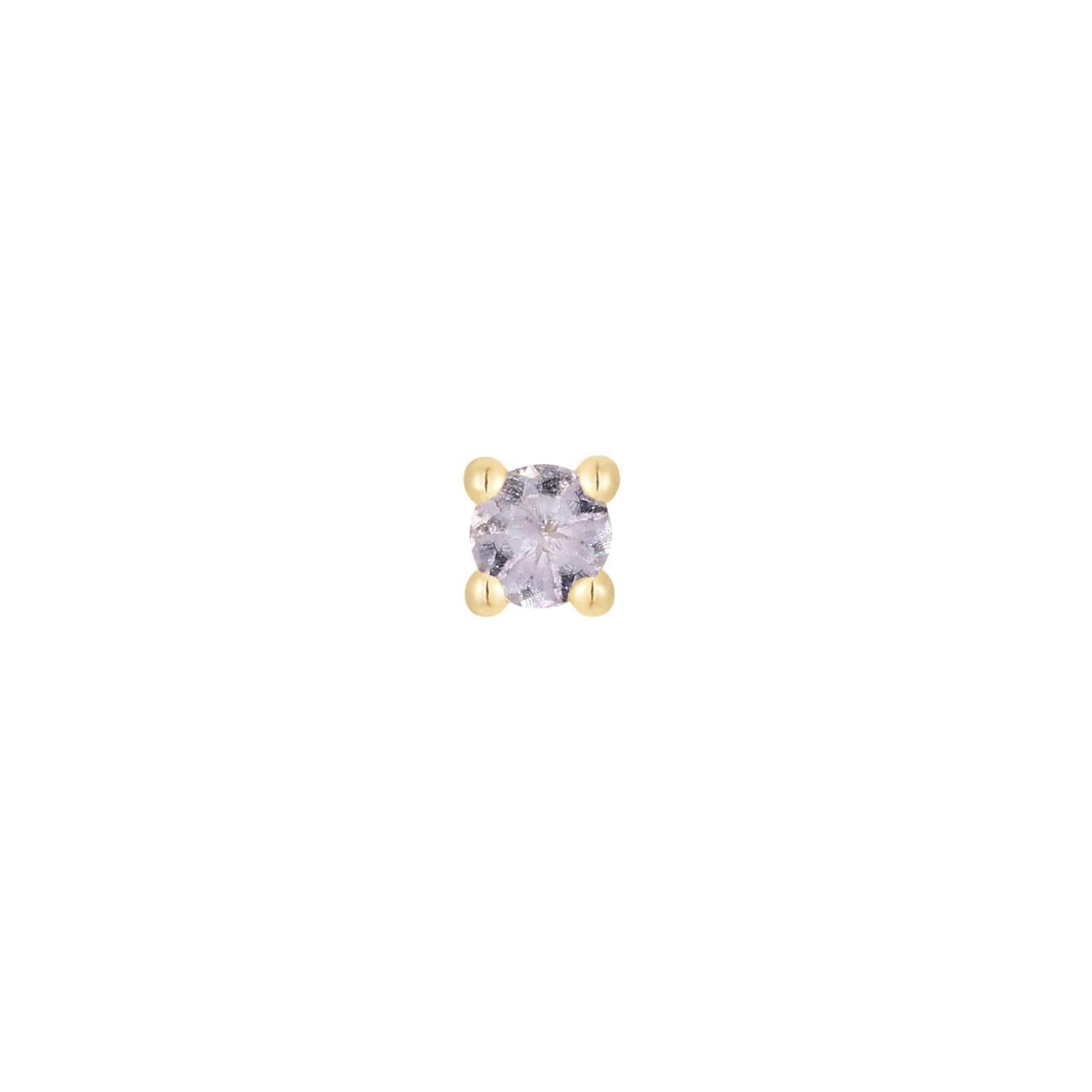 Buddha | 14k gold | Prong | Tanzanite