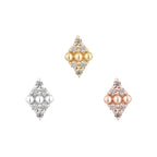 Buddha | 14k gold | Lustre | Swarovski Crystal CZ