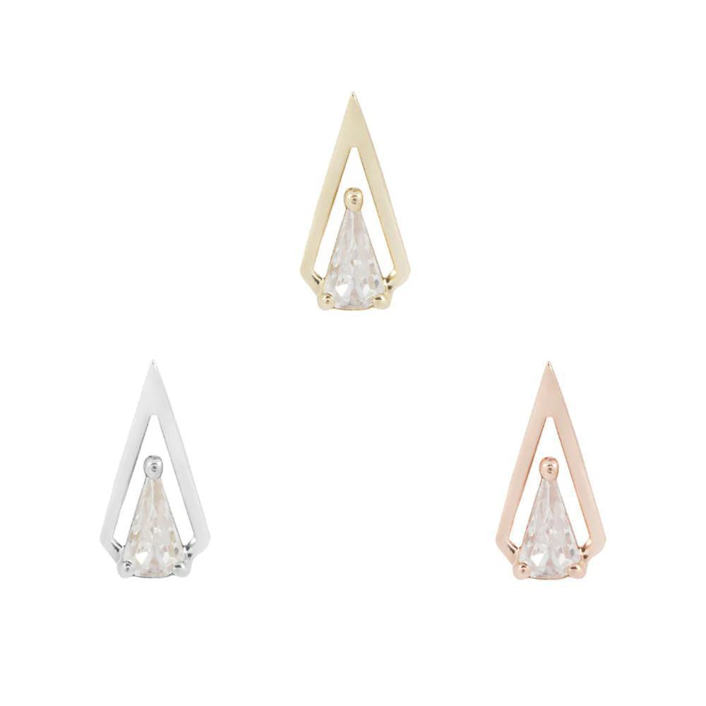 Buddha | 14k gold | ArtHaus | Swarovski Crystal CZ