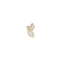 Buddha | 14k gold | Impulse | Clear CZ