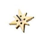 Invictus | 14k gold | 8-point Star | CZ