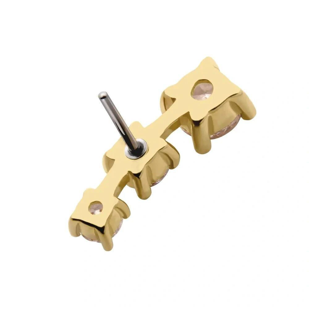 Invictus | 14k gold | 3 Prong Cluster | CZ