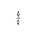 Buddha | 14k gold | Worthy | Swarovski Crystal CZ + Rhodium